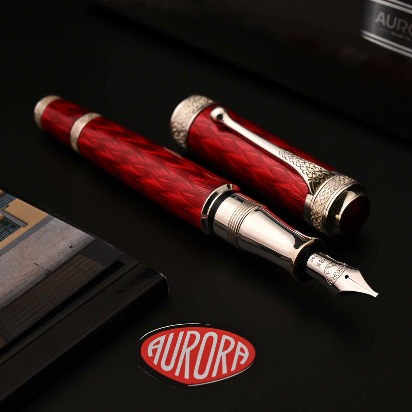 Aurora 100th Anniversary Limited Edition Fountain Pen - Red 8