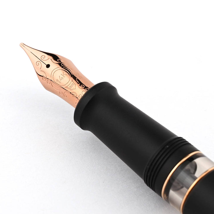 Aurora 88 Fountain Pen Matte Black RGT - Main Image