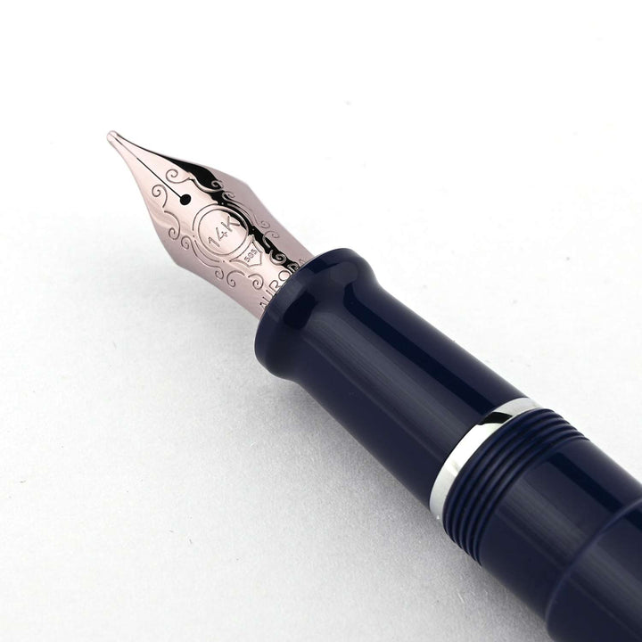 Aurora Talentum Dedalo Blue Chrome Fountain Pen | Luxury Pen