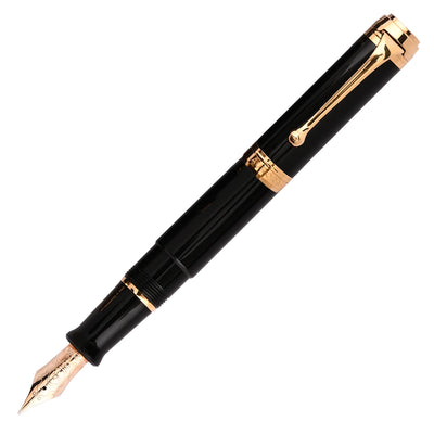 Aurora Talentum Resin Fountain Pen - Black GT 1