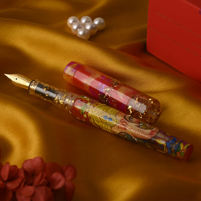 Benu Euphoria Hand Painted Ganesha Limited Edition Fountain Pen 10