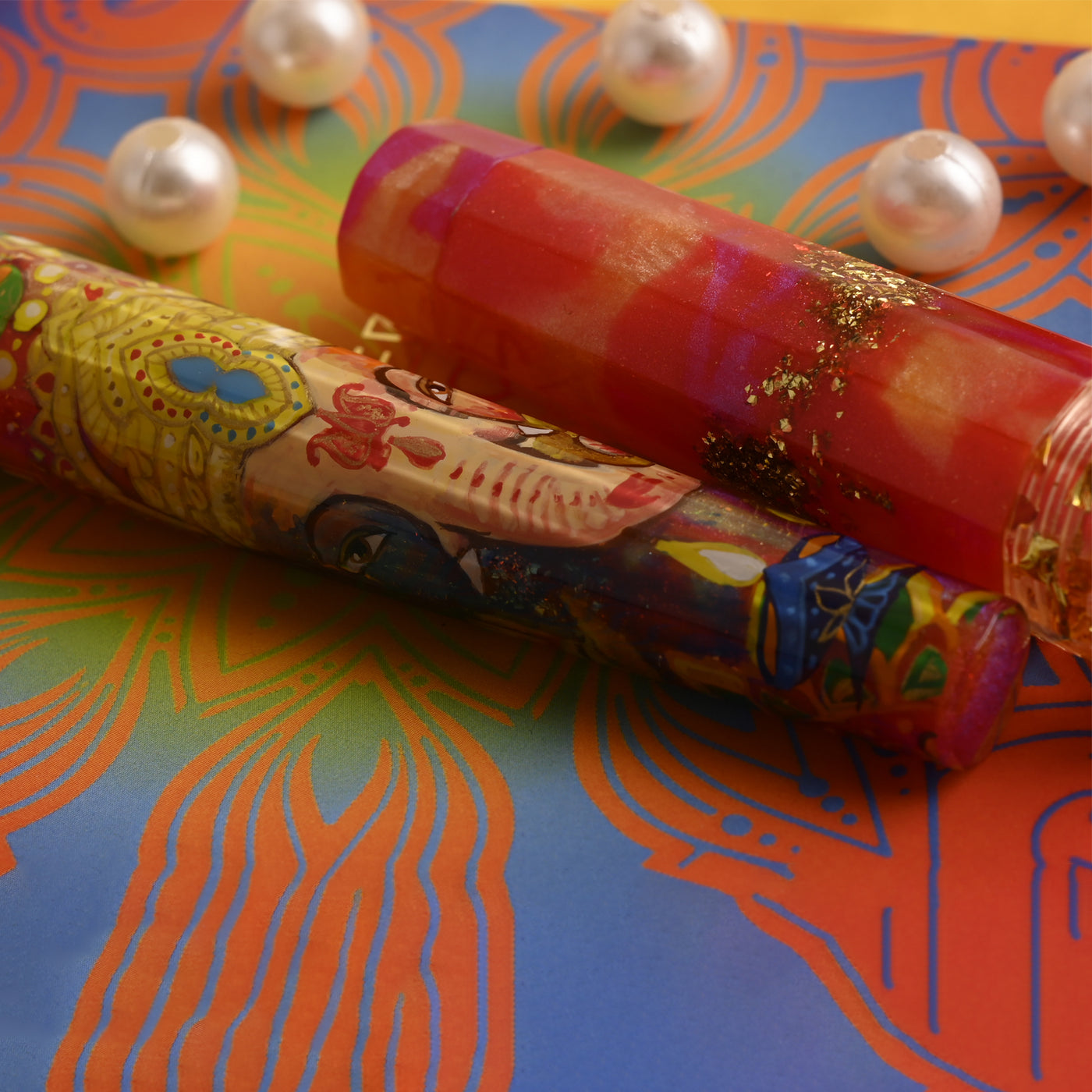 Benu Euphoria Hand Painted Ganesha Limited Edition Fountain Pen 11