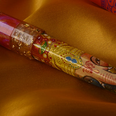 Benu Euphoria Hand Painted Ganesha Limited Edition Fountain Pen 16