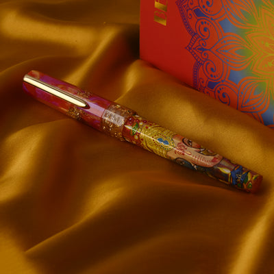 Benu Euphoria Hand Painted Ganesha Limited Edition Fountain Pen 17
