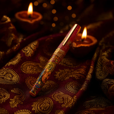 Benu Euphoria Hand Painted Ganesha Limited Edition Fountain Pen