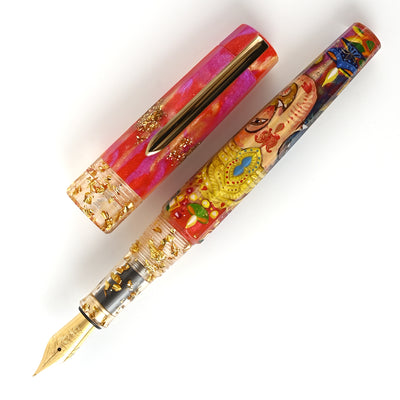 Benu Euphoria Hand Painted Ganesha Limited Edition Fountain Pen 2