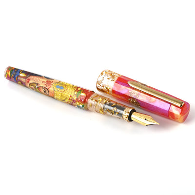 Benu Euphoria Hand Painted Ganesha Limited Edition Fountain Pen 3