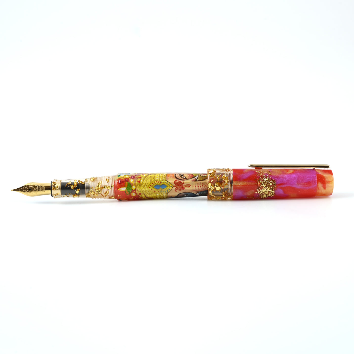 Benu Euphoria Hand Painted Ganesha Limited Edition Fountain Pen 4