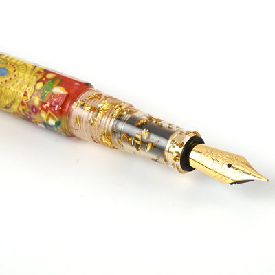 Benu Euphoria Hand Painted Ganesha Limited Edition Fountain Pen 5