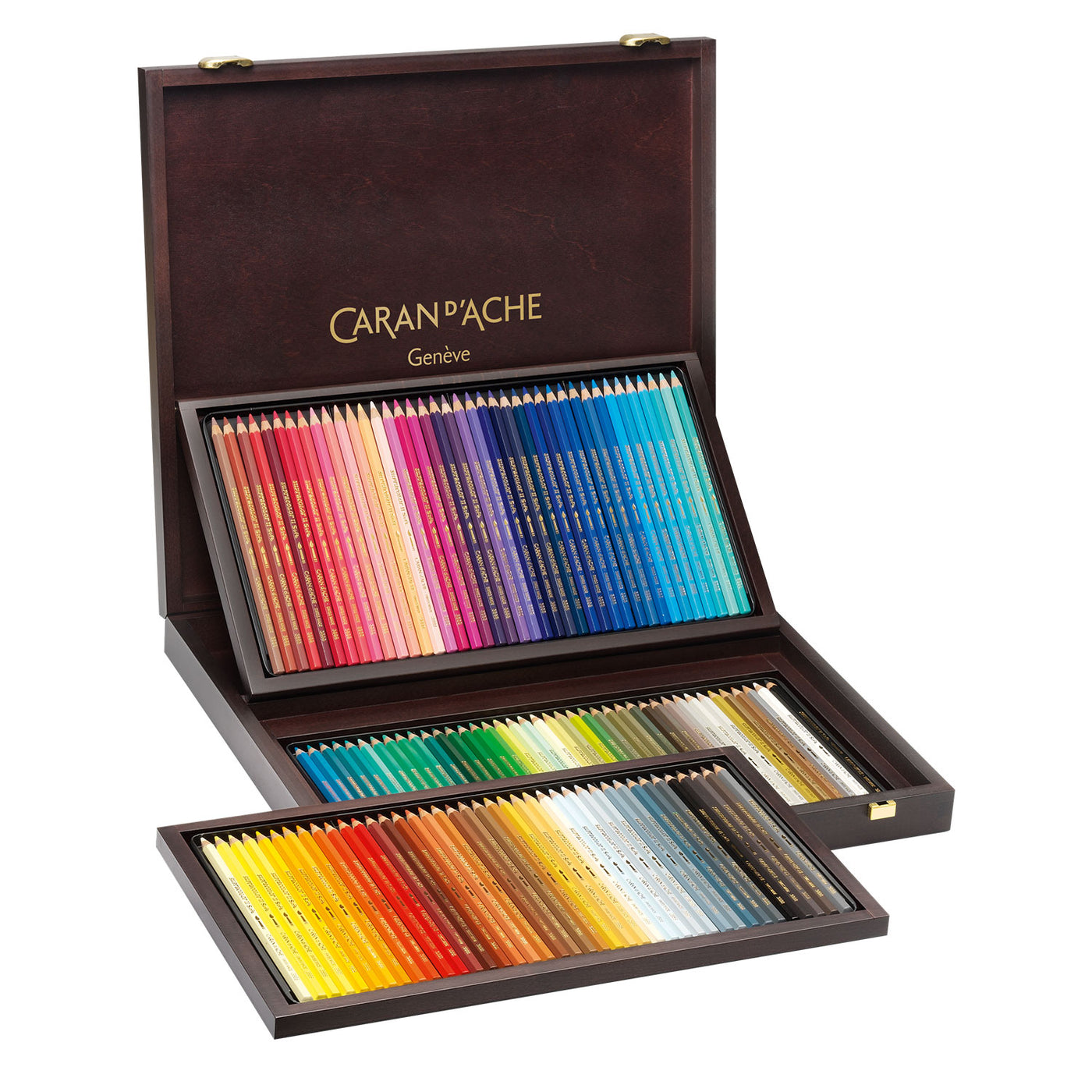 Caran d'Ache Supracolor Soft Aquarelle - Wooden Box of 120 Colours 1