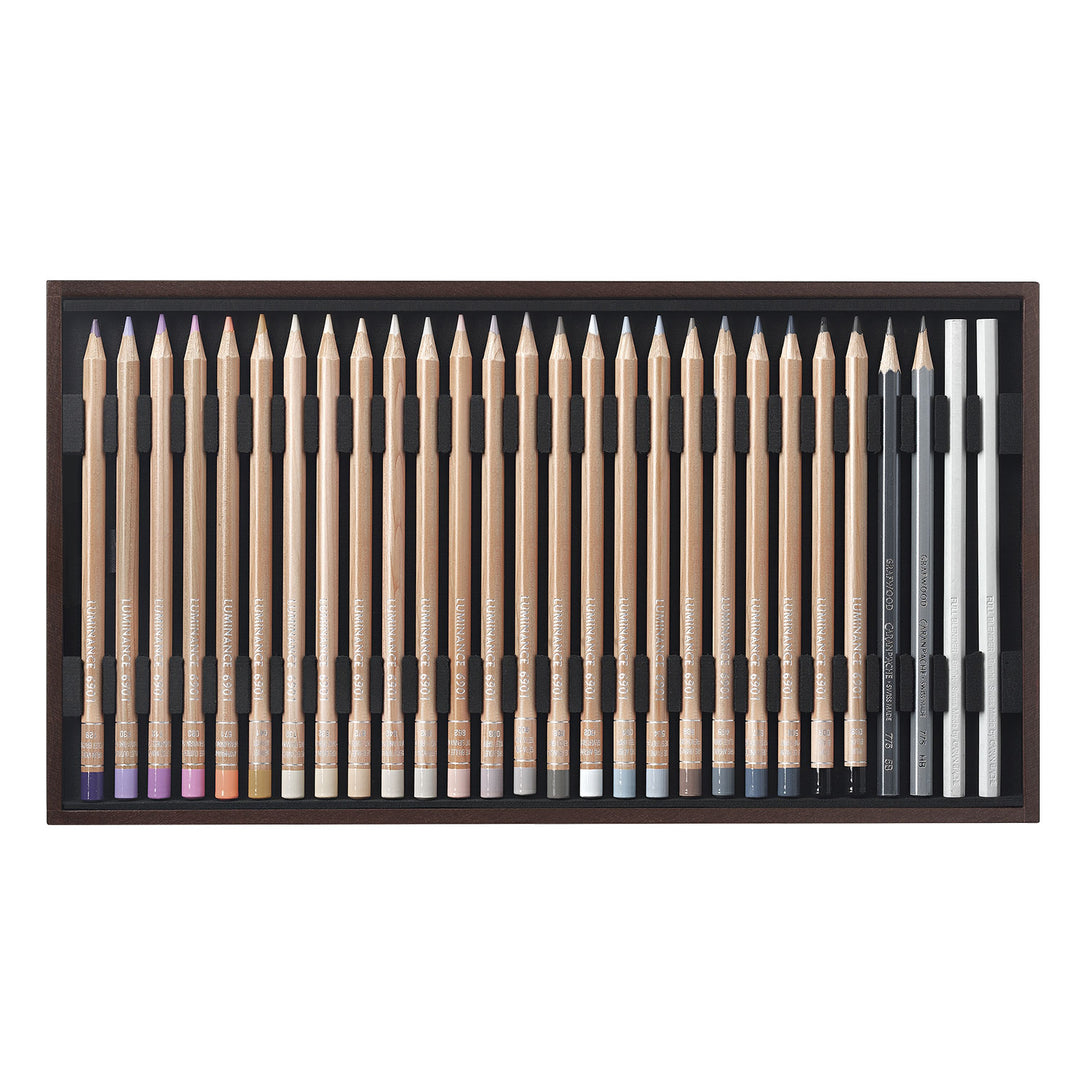 Buy Caran d'Ache Luminance 6901 - Wooden Box of 80 Colour Pencils