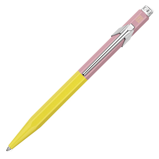 Caran d'Ache 849 Paul Smith Ball Pen - Chartreuse Yellow & Rose Pink (Limited Edition)