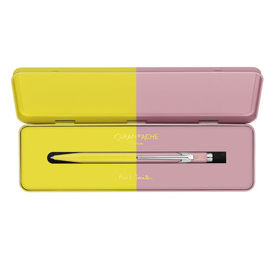 Caran d'Ache 849 Paul Smith Ball Pen - Chartreuse Yellow & Rose Pink (Limited Edition) 4
