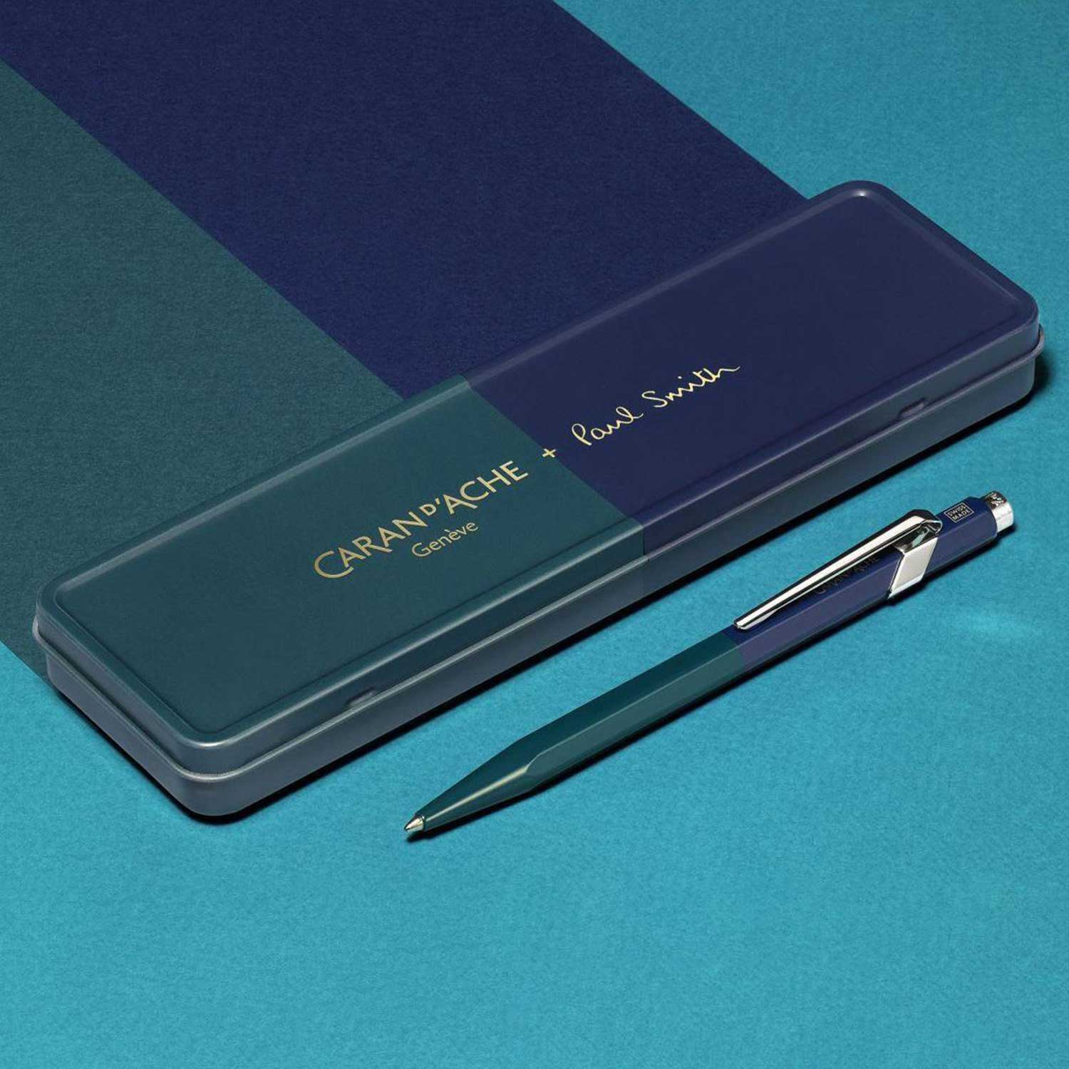 Caran D'Ache 849 Paul Smith Skyblue & Lavender Limited Edition Ballpoint Pen Caran D'Ache 849 Paul Smith Skyblue & Lavender Limited Edition Ballpoint Pen