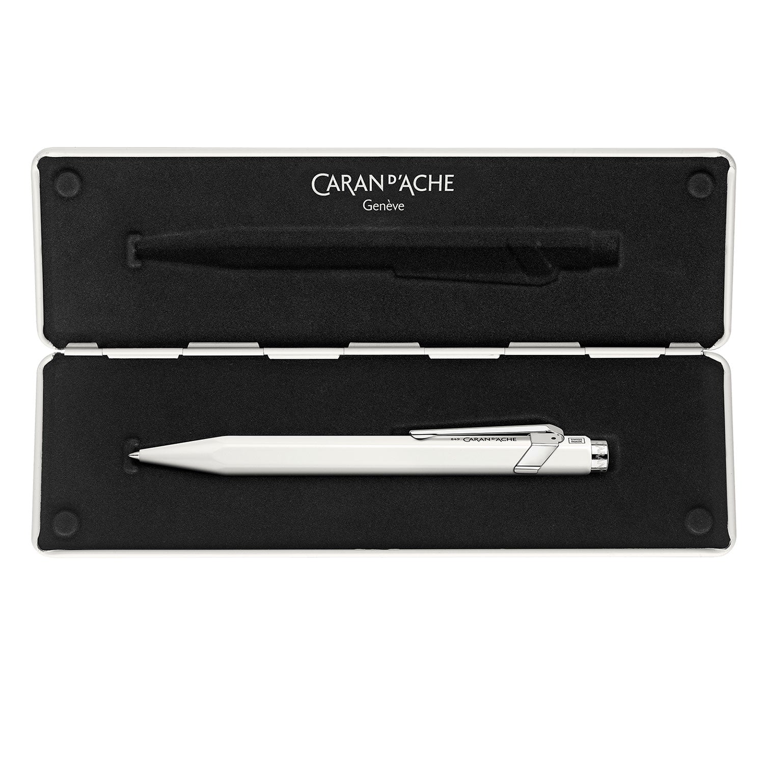 Caran D Ache 849 White Roller Ball Pen Buy Online Caran D Ache caran-d-ache-849-white-roller-ball-pen-buy-online-caran-d-ache