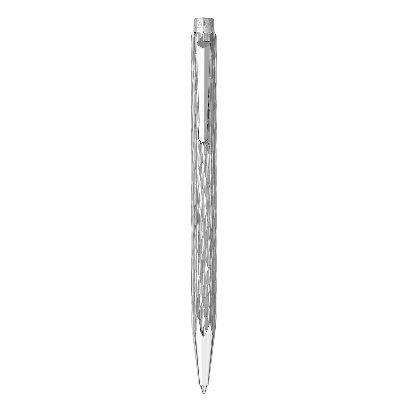 Caran d'Ache Ecridor Venetian Gift Set - Platinum Ball Pen with Leather Pen Pouch (Special Edition) 2