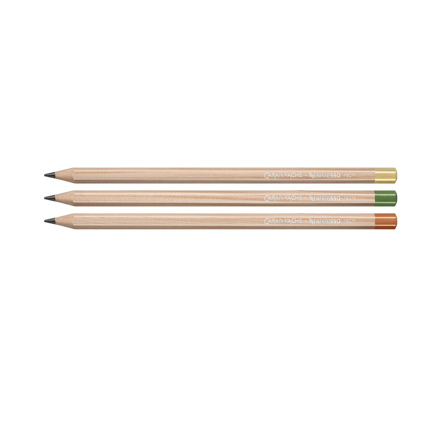 Caran D'Ache Set Di Matite Graphite Line - 13 Pezzi In Scatola Metallica, Grafite E Carboncino