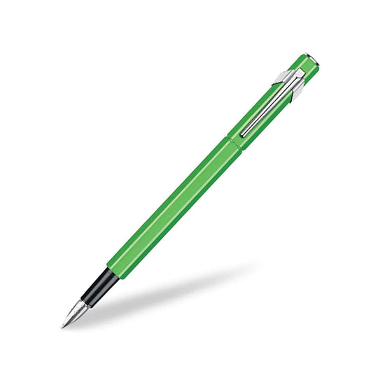 Caran D' Ache 849 Popline Fountain Pen, Green - Steel Nib