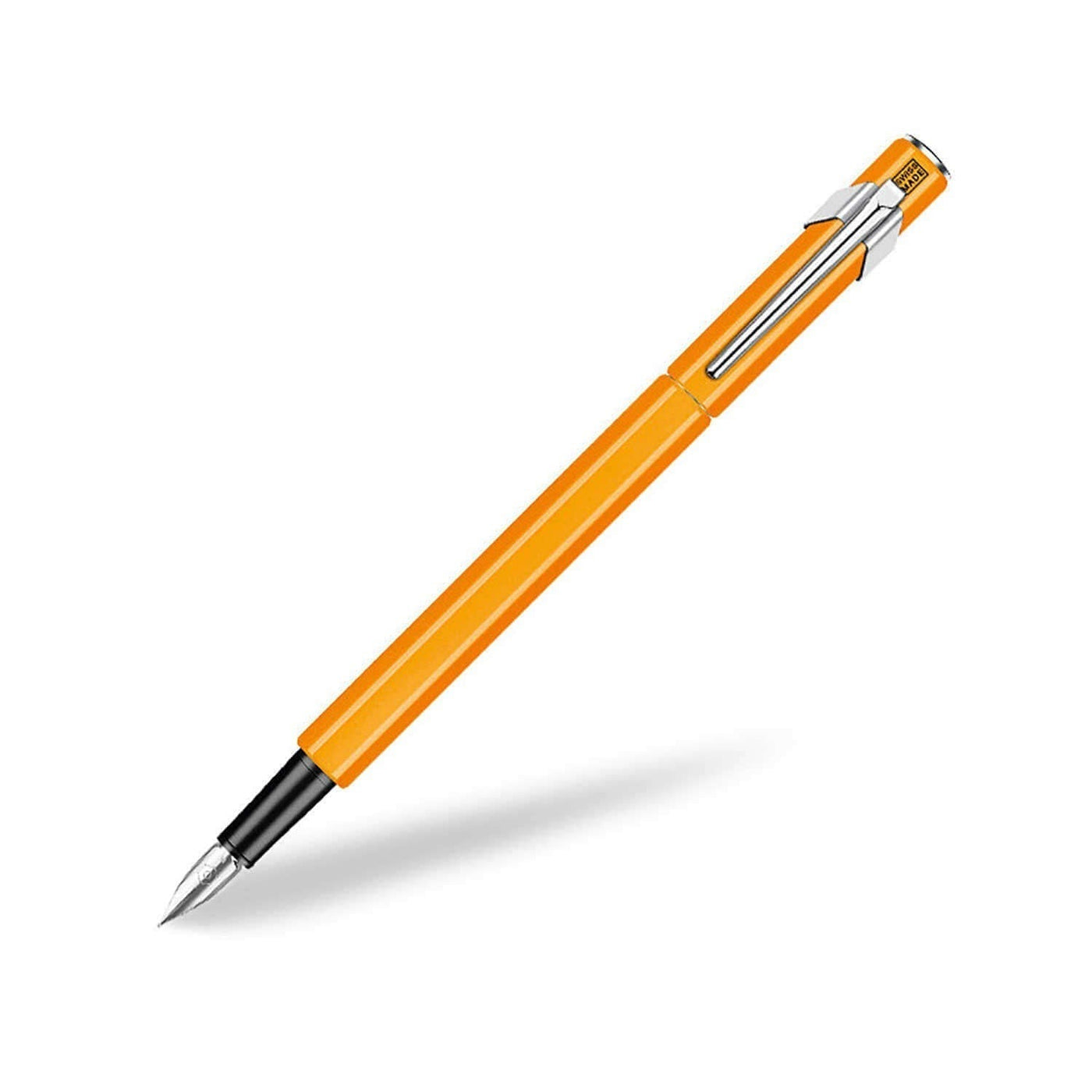 Caran D' Ache 849 Popline Fountain Pen Orange - Steel Nib 1 