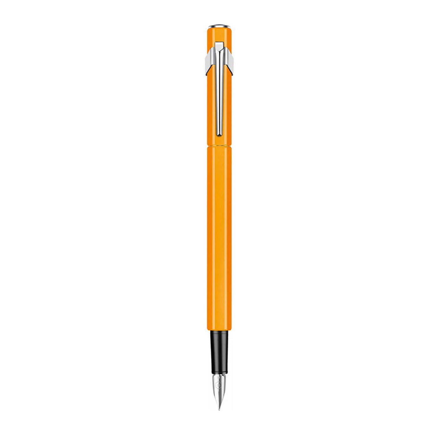 Caran D' Ache 849 Popline Fountain Pen Orange - Steel Nib 3