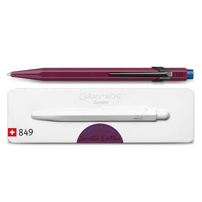 Caran d'Ache 849 Claim Your Style Ball Pen - Burgundy (Limited Edition) 2