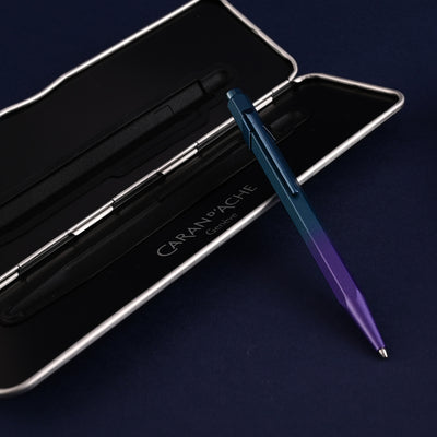 Caran d'Ache 849 Claim Your Style Ball Pen - Purple Ocean (Special Edition) 5