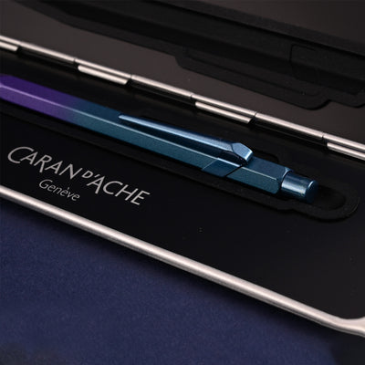 Caran d'Ache 849 Claim Your Style Ball Pen - Purple Ocean (Special Edition) 8