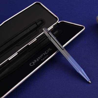 Caran d'Ache 849 Claim Your Style Ball Pen - Stormy Blue (Special Edition) 5