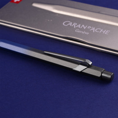 Caran d'Ache 849 Claim Your Style Ball Pen - Stormy Blue (Special Edition) 7