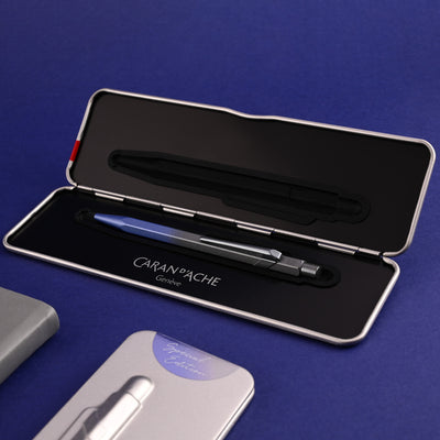 Caran d'Ache 849 Claim Your Style Ball Pen - Stormy Blue (Special Edition) 9