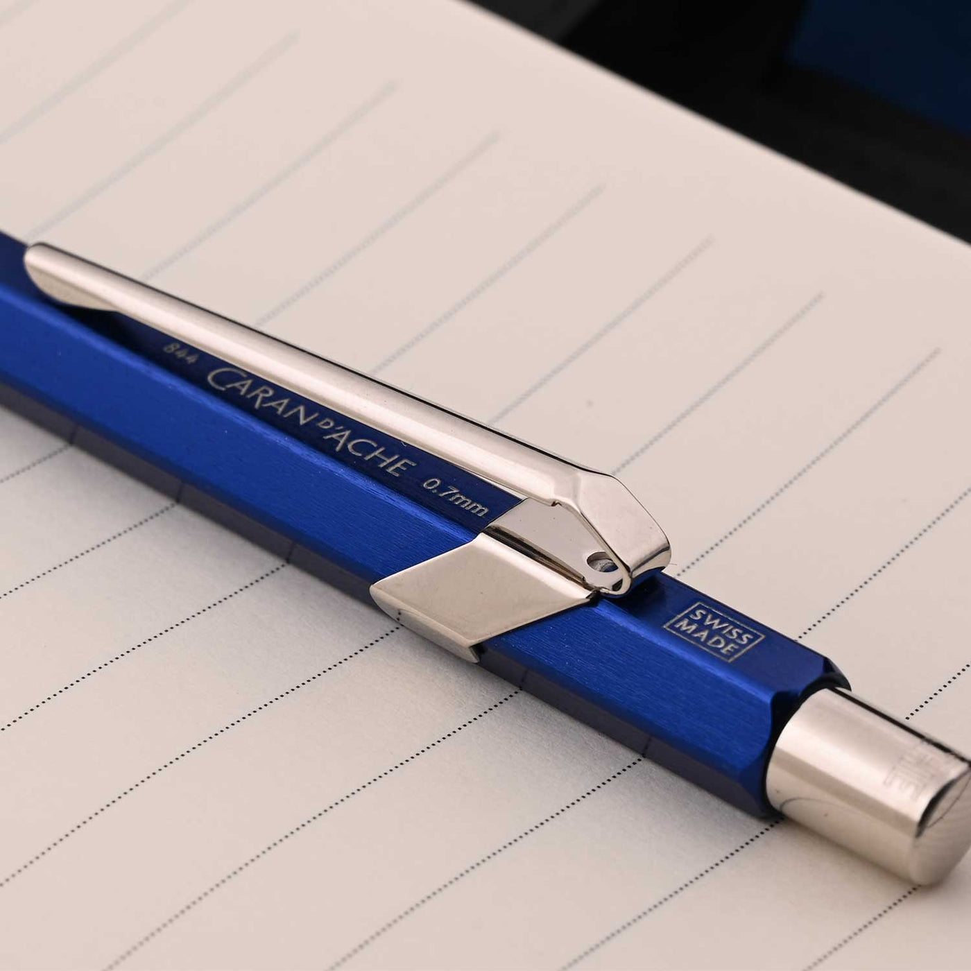 Caran d'Ache 849 Classic 0.7mm Mechanical Pencil - Sapphire Blue 7
