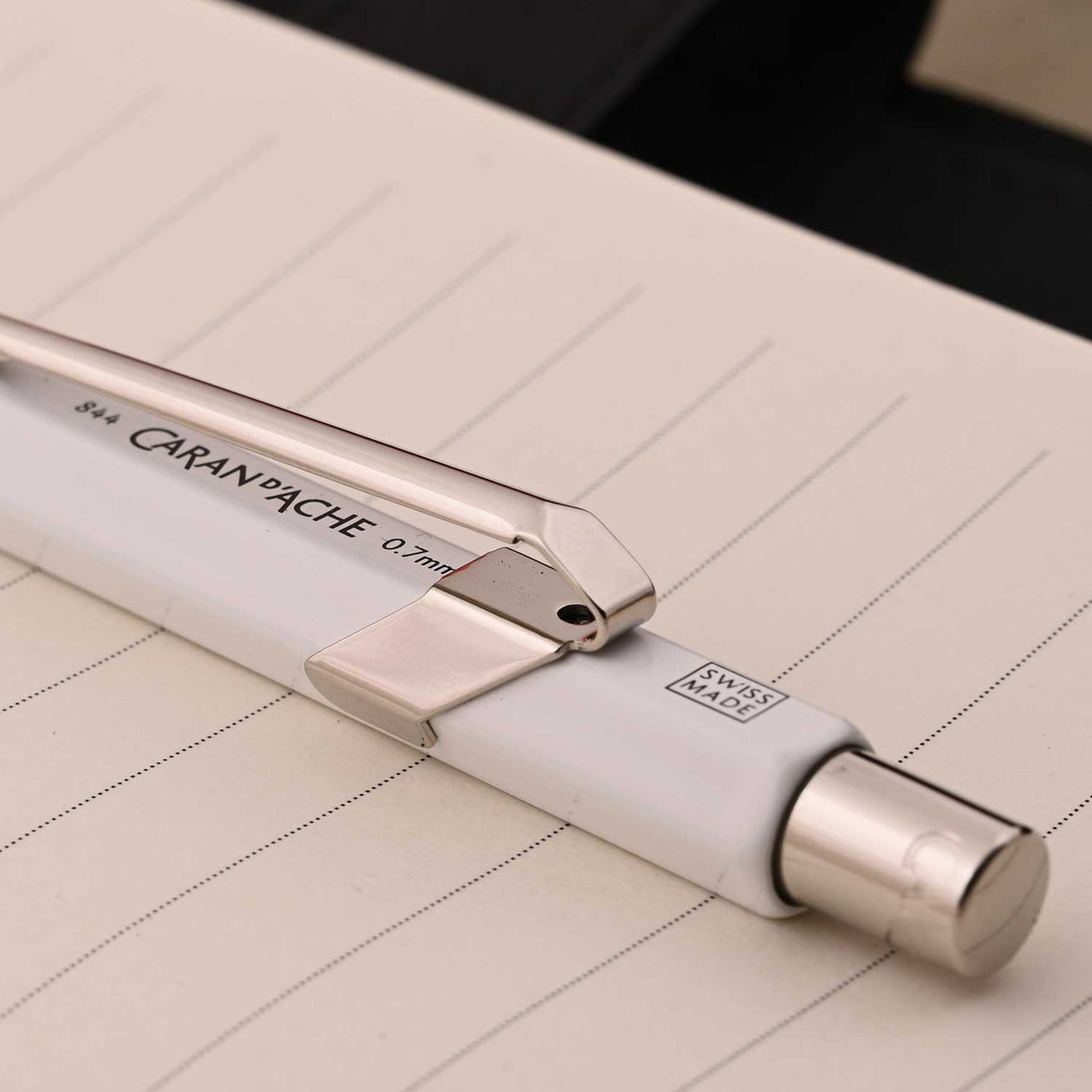 Caran d'Ache 849 Classic 0.7mm Mechanical Pencil - White 10