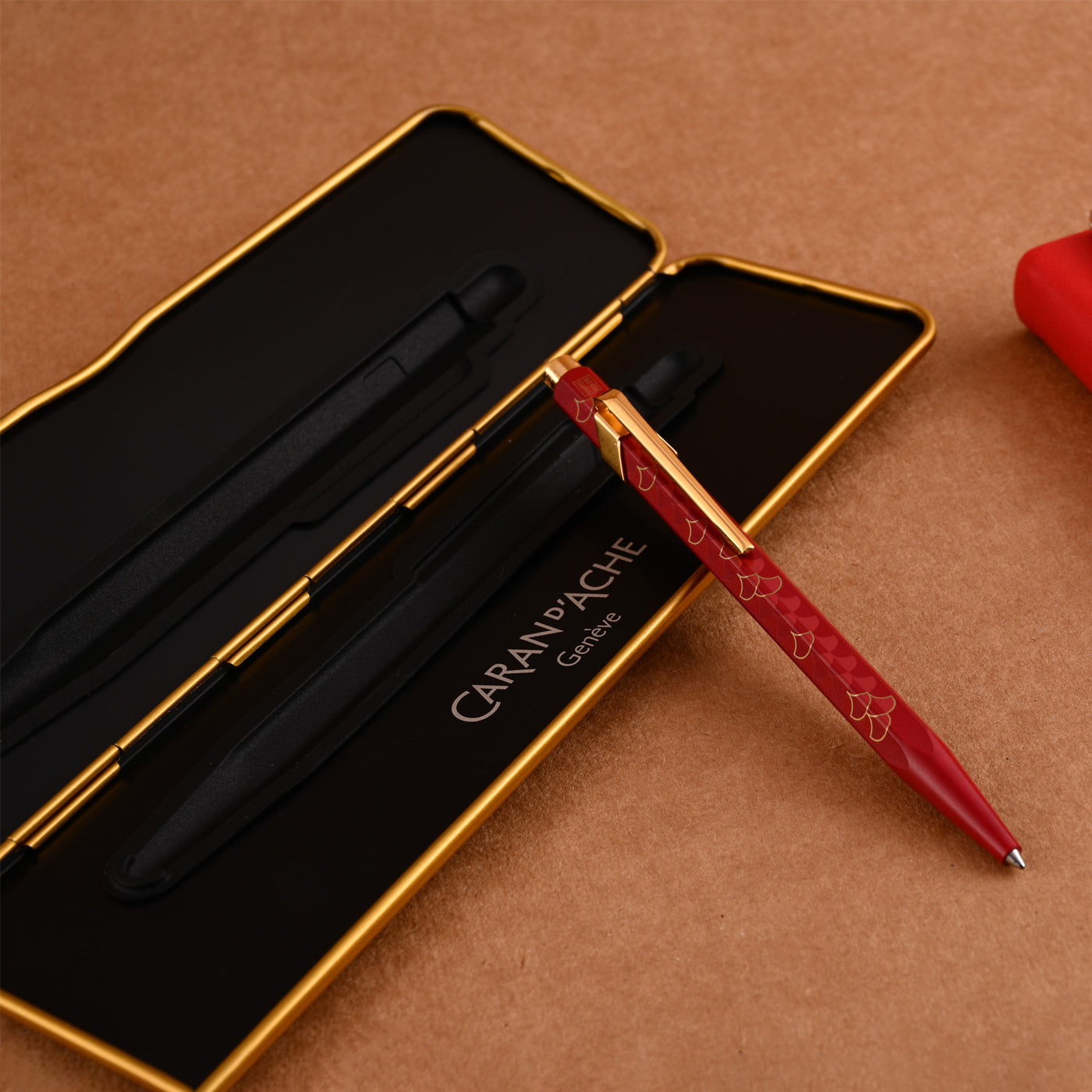 Caran d'Ache 849 Dragon Ball Pen - Burgundy (Special Edition) 5