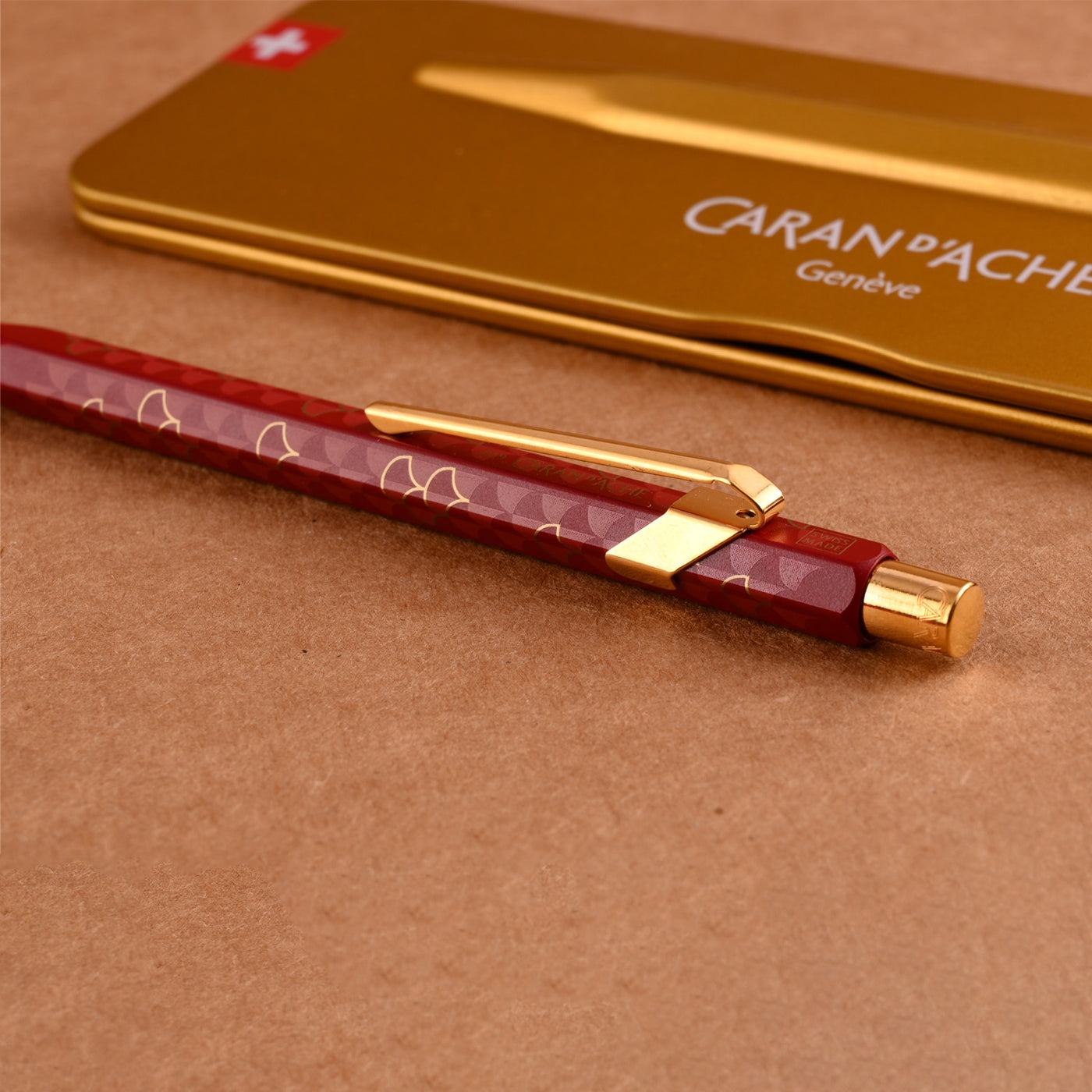 Caran d'Ache 849 Dragon Ball Pen - Burgundy (Special Edition) 7