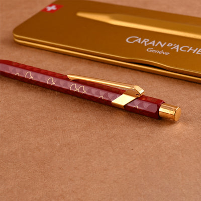 Caran d'Ache 849 Dragon Ball Pen - Burgundy (Special Edition) 7