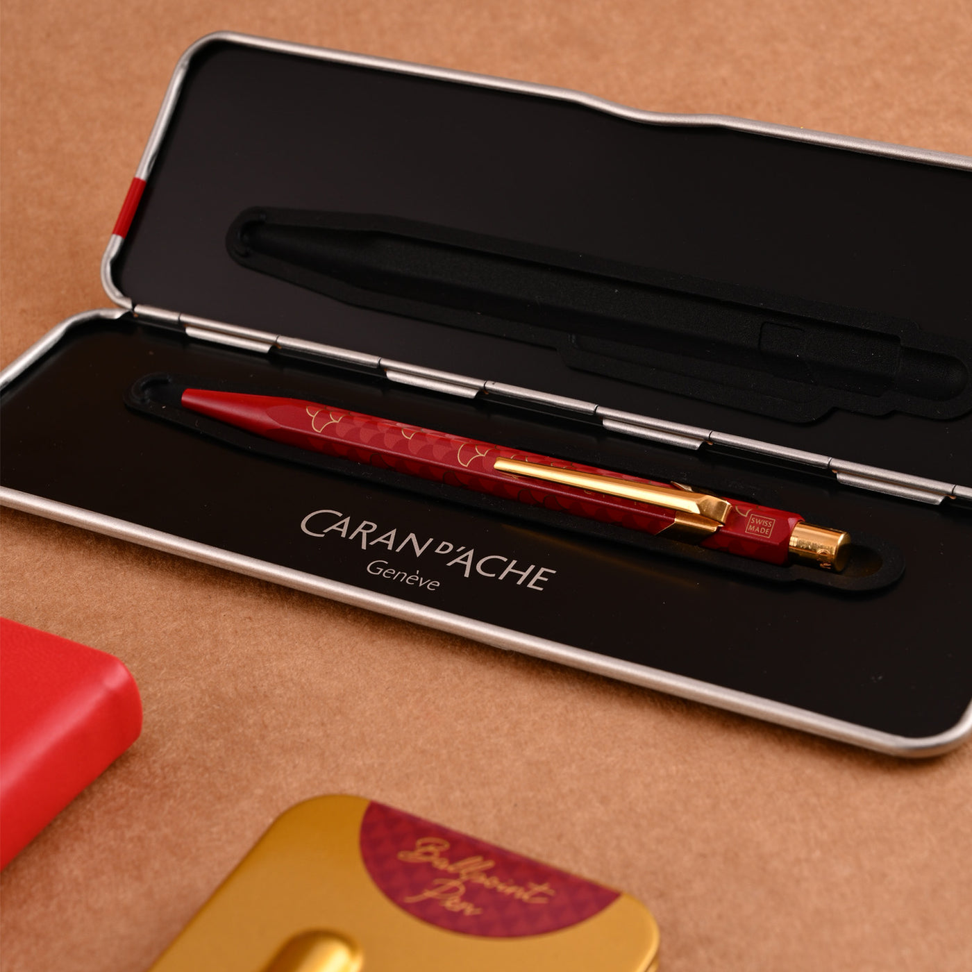 Caran d'Ache 849 Dragon Ball Pen - Burgundy (Special Edition) 9