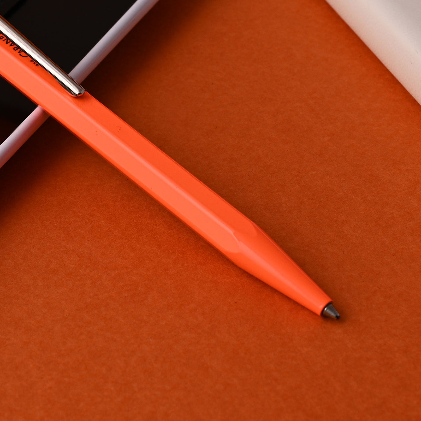 Caran d'Ache 849 Popline Ball Pen - Fluorescent Orange