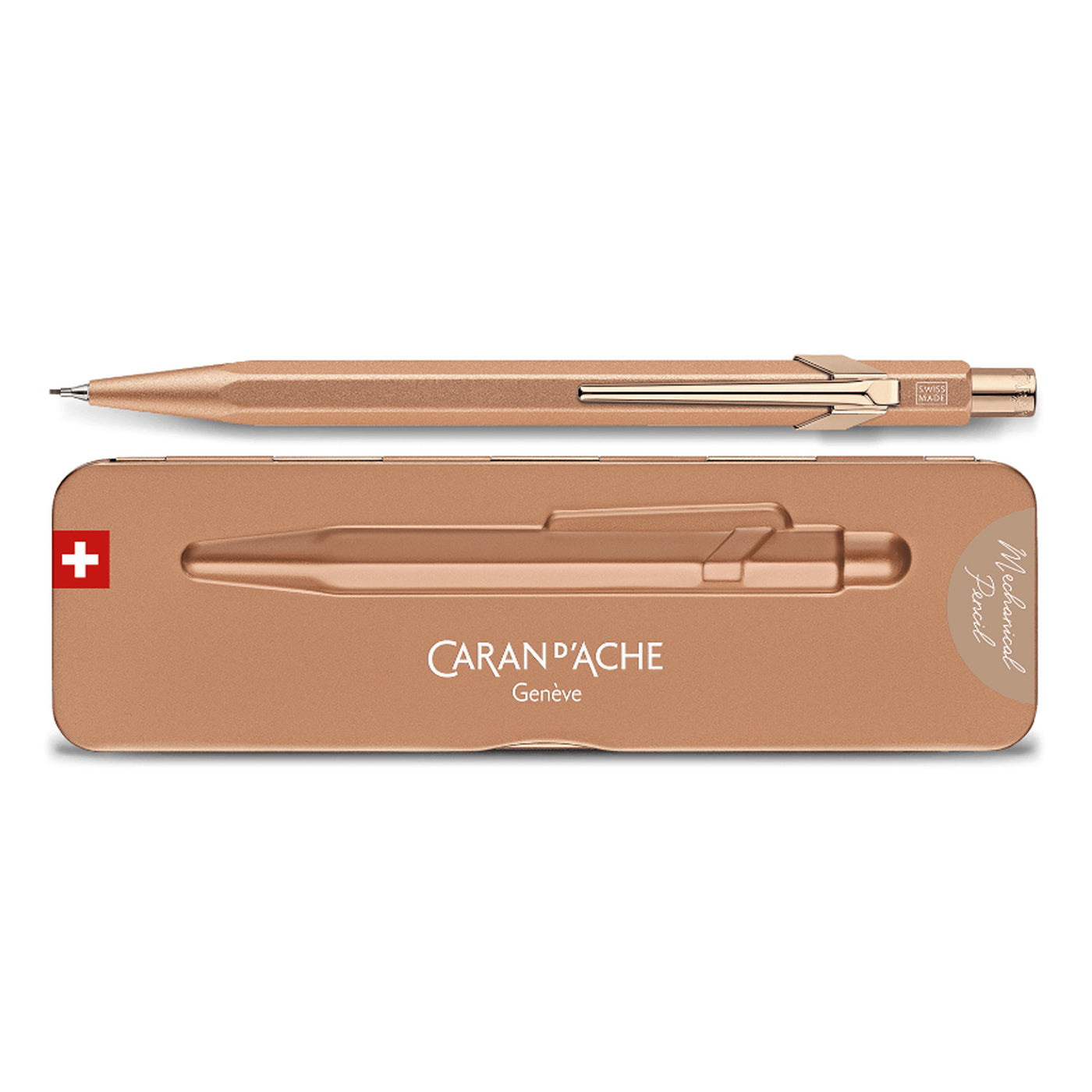 Caran d'Ache 849 Premium 0.7mm Mechanical Pencil - Brut Rose 4