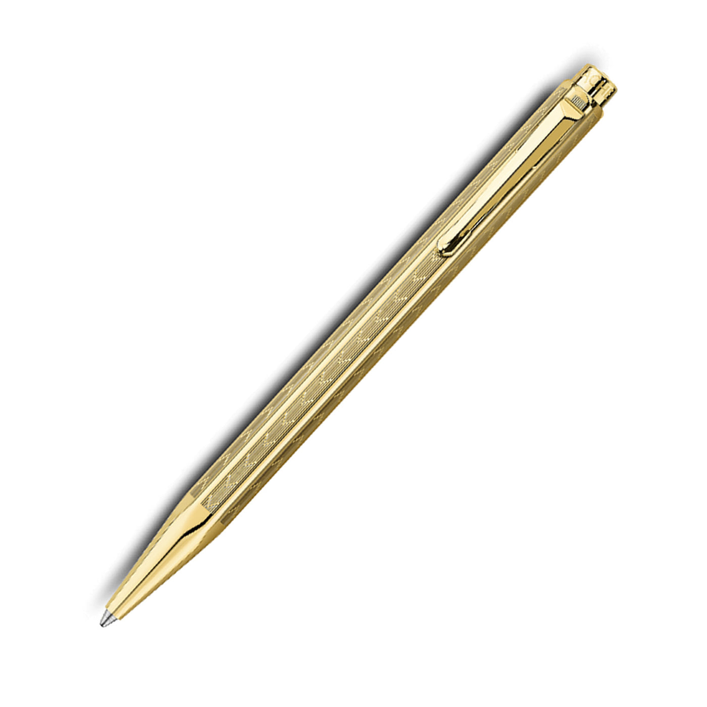 Caran d'Ache Gilded Ecridor Ball Pen - Chevron 1