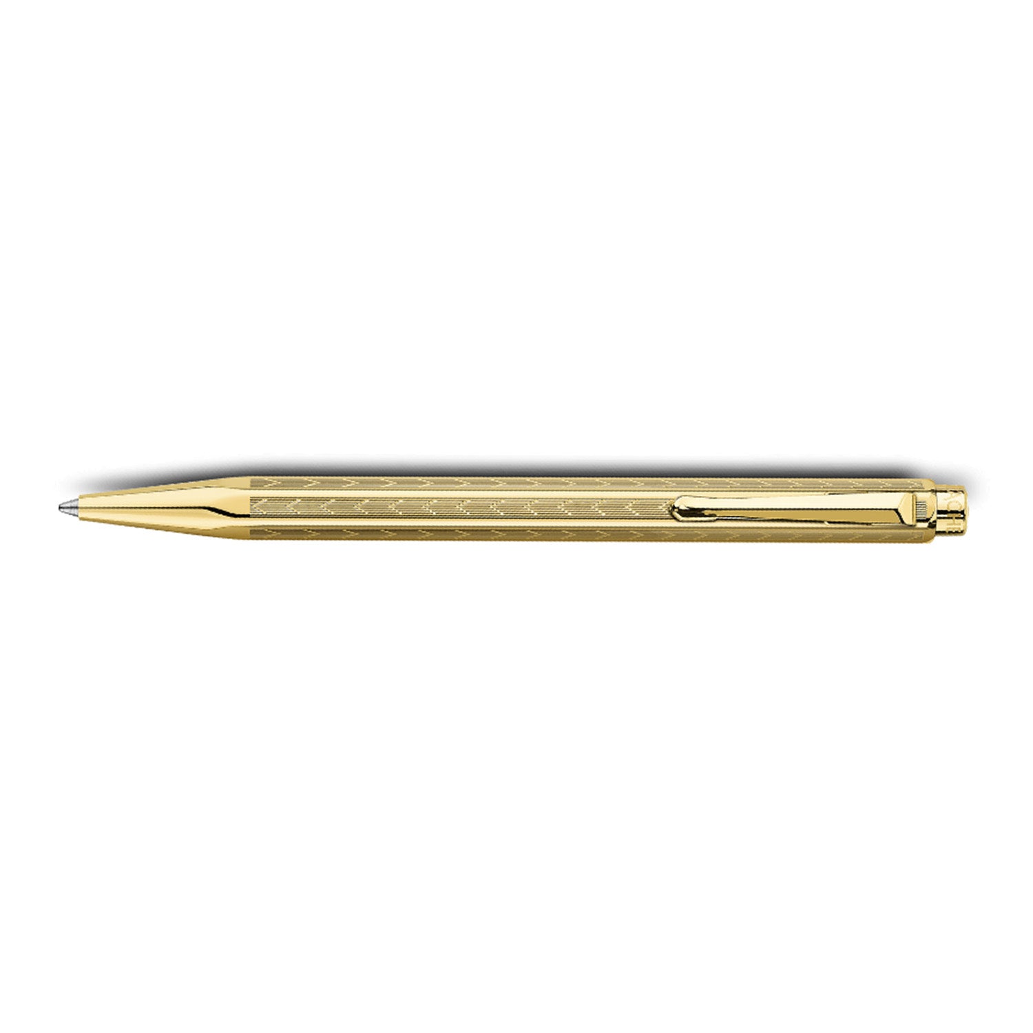 Caran d'Ache Ecridor Chevron Gilded Ballpoint Pen 898.208 - Image 2