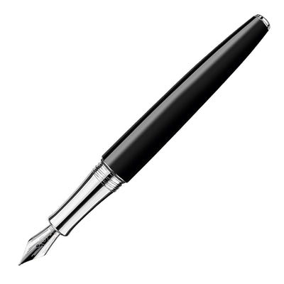 Caran d'Ache Leman Fountain Pen - Ebony Black CT