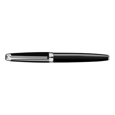 Caran d'Ache Leman Fountain Pen - Ebony Black CT