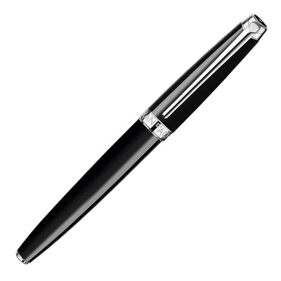 Caran d'Ache Leman Fountain Pen - Ebony Black CT