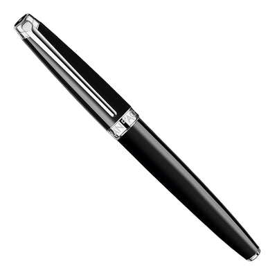 Caran d'Ache Leman Fountain Pen - Ebony Black CT