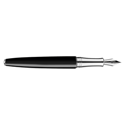 Caran d'Ache Leman Fountain Pen - Ebony Black CT
