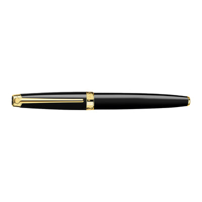 Caran d'Ache Leman Fountain Pen - Ebony Black GT