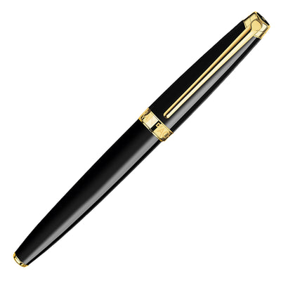 Caran d'Ache Leman Fountain Pen - Ebony Black GT