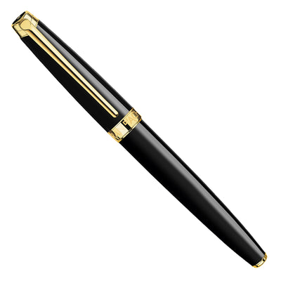 Caran d'Ache Leman Fountain Pen - Ebony Black GT