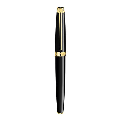 Caran d'Ache Leman Fountain Pen - Ebony Black GT