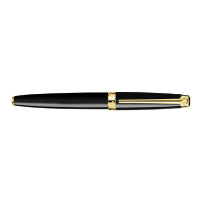 Caran d'Ache Leman Fountain Pen - Ebony Black GT